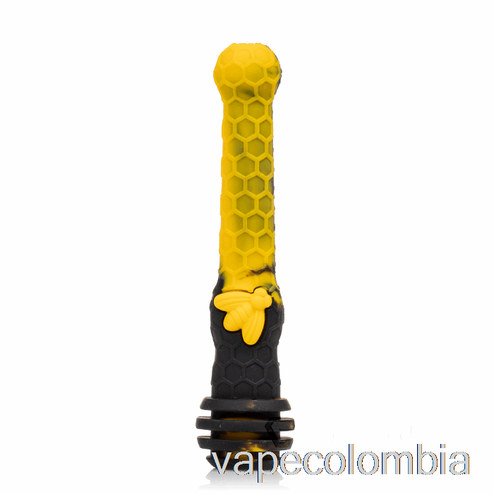 Kit Vape Completo Stratus Honey Dipper Silicona Dab Paja Sol (negro / Amarillo)